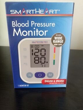 Blood Pressure Digital Monitor With Wide Range Arm Cuff New Never Been Opened
